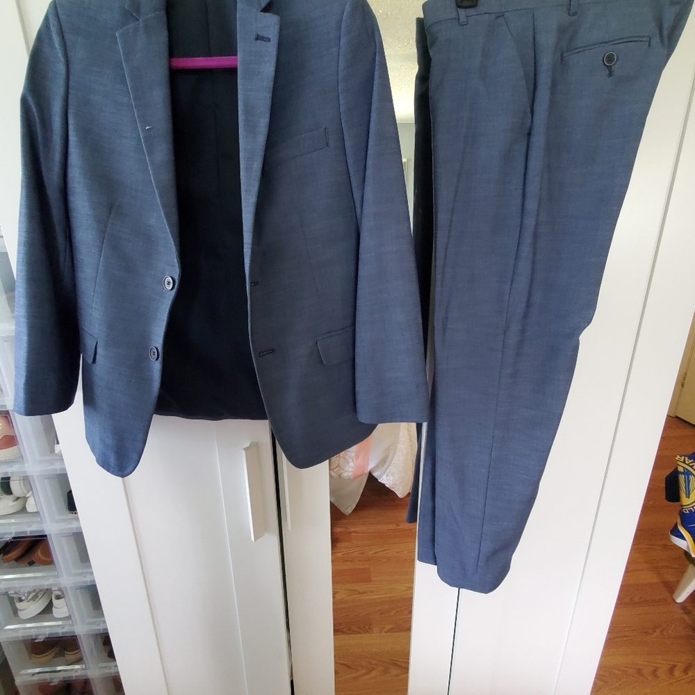Boys Calvin Klein suit jacket sz 14. Pants sz 16